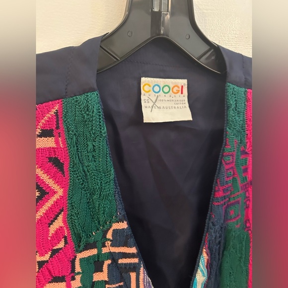 Vintage COOGI cotton button down 3D Vest - Picture 2 of 4